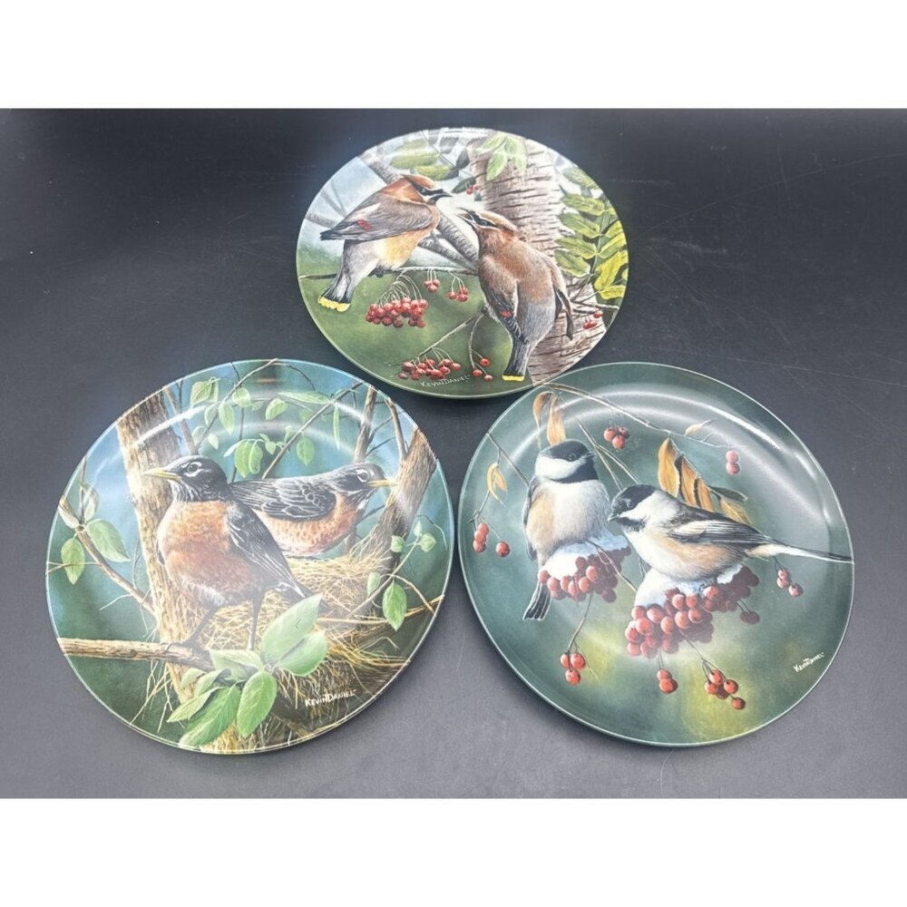 Knowles Encyclopedia Britannica Birds Of Your Garden Plates Kevin Daniel 8.5”- 3